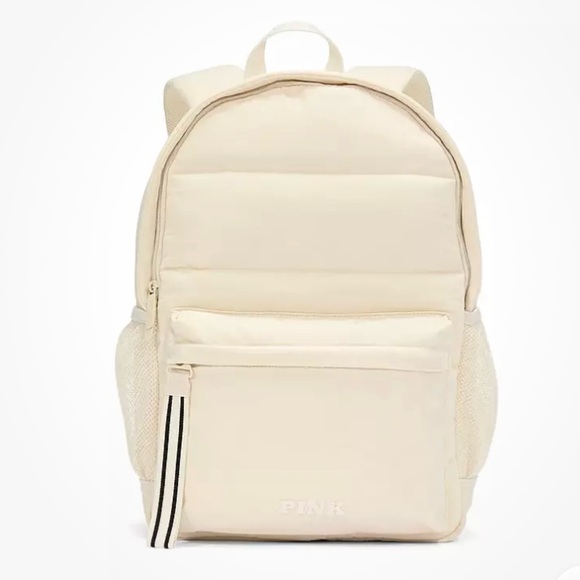 VS PINK Backpack- Shell White - Picture 1 of 6